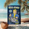 1pc NUKA-BOMBS Fallout1 Beach Towel, Comfortable and Thick, and Swimming/Bath/Picnic/Camping Towel, Suitable for Seaside Beaches