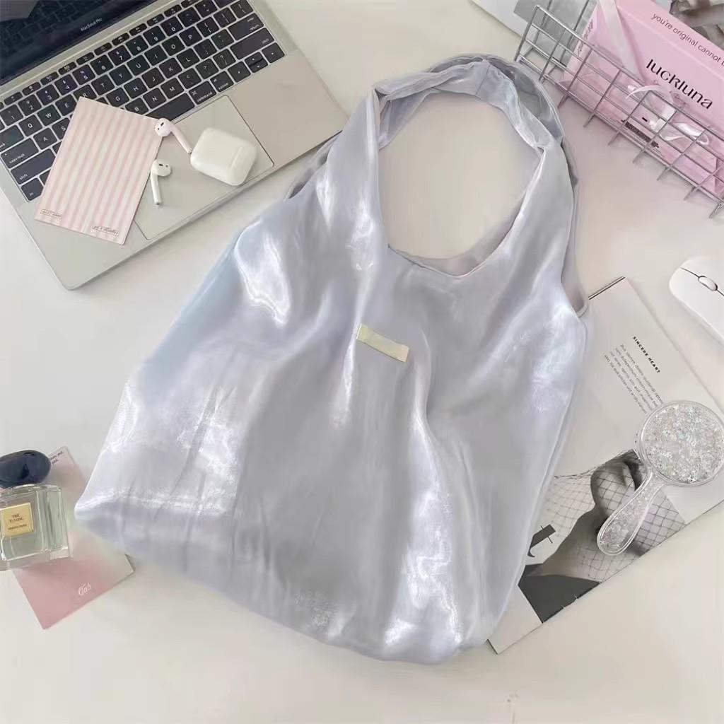 Vest bag shoulder bag large capacity handbag lazy wind underarm tote bag