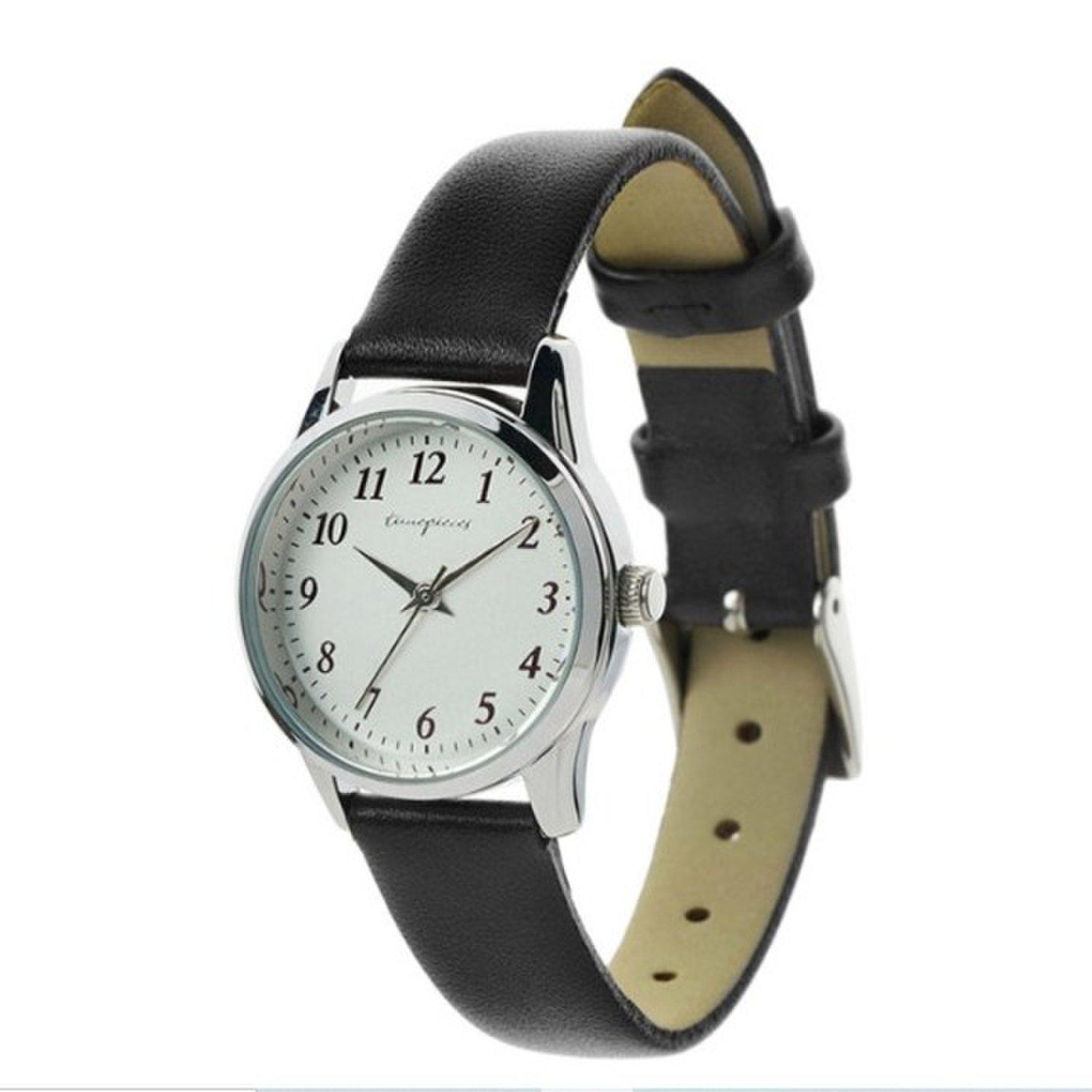 [LLOYD] Arabic Index Black Women s Leather Watch LL2G25901ASB