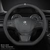 Auto 38CM Lenkradbezug Atmungsaktiv Anti-Rutsch Leder für Peugeot 5008 408 308 Landtrek 208 2008 3008 Rifter 508 301 108