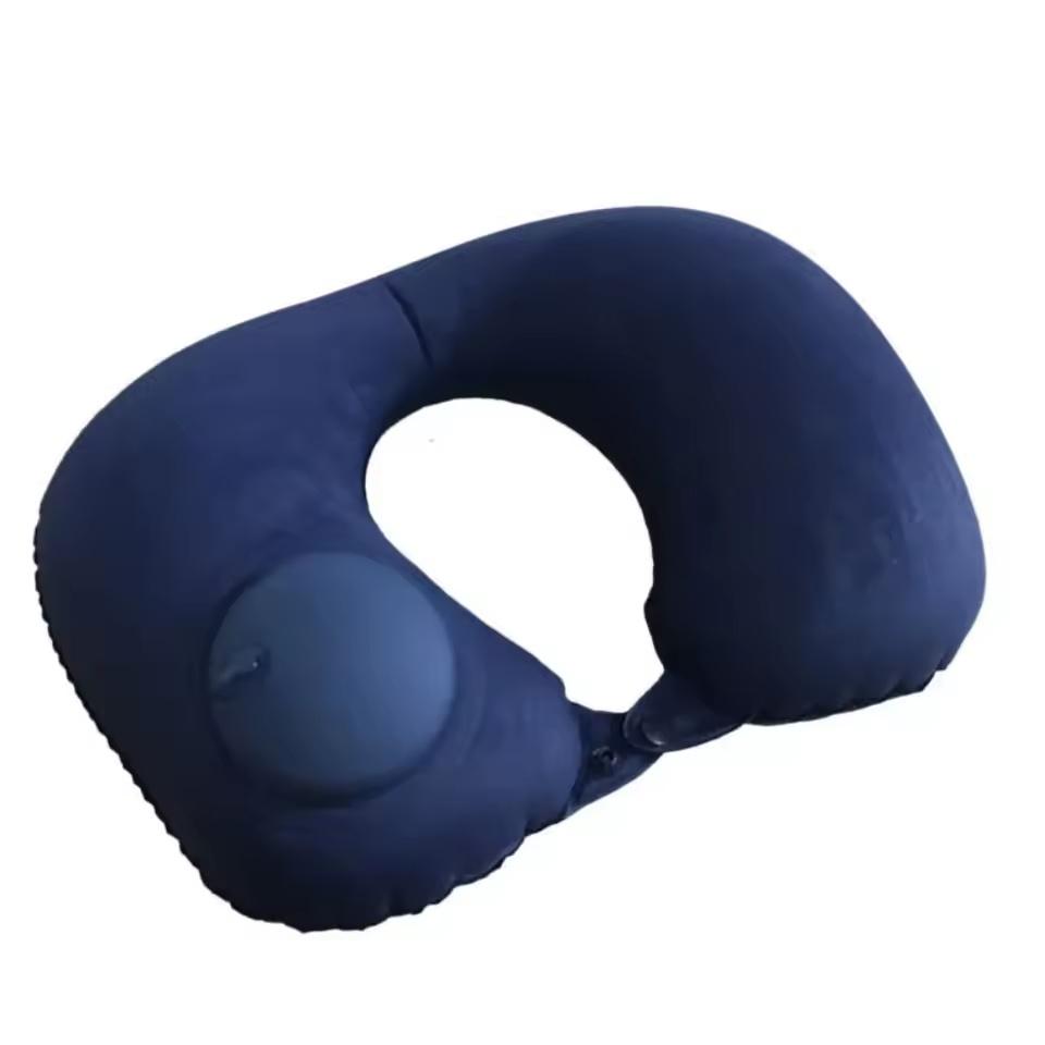 2025 New Inflatable Pillow Travel Portable Neck Protection Pillow Press Inflatable U-shaped Pillow Travel Storage Neck Pillow