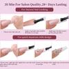 288 Pieces Assorted Size Press On Nail Full Coverage Glossy Artificial Fingernails Perfect for Home or Salon Use