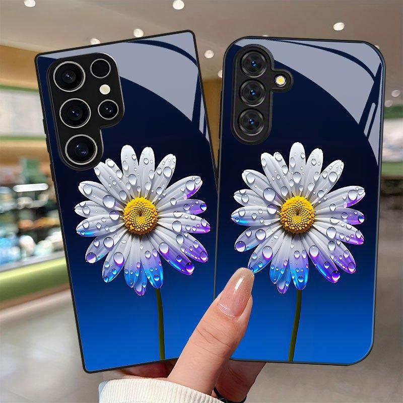 Samsung S26ULTRA Mobile Phone Case A90 Daisy S24 Tempered Glass A16 Gradual Change Color Protective Case A07