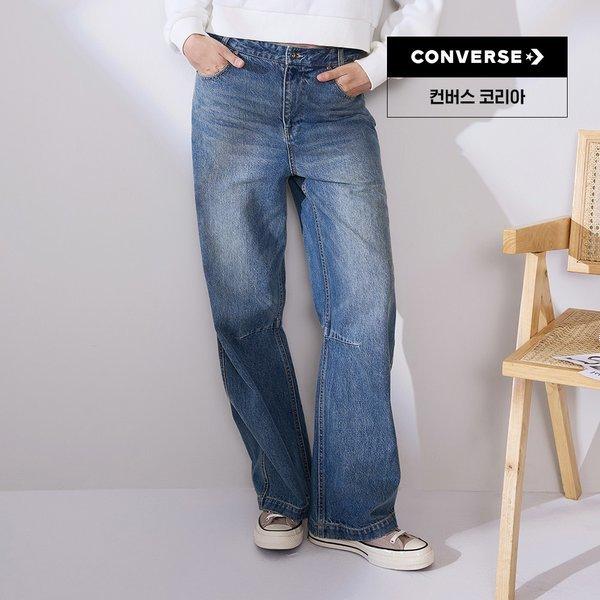 Converse Wide Leg Denim Pants Wcj432 Uha