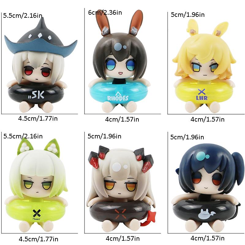 

Вечеринка Arknights Пляжная ПВХ Модель Фигурка Амия Скади Коллекционный Подарок Домашний Декор