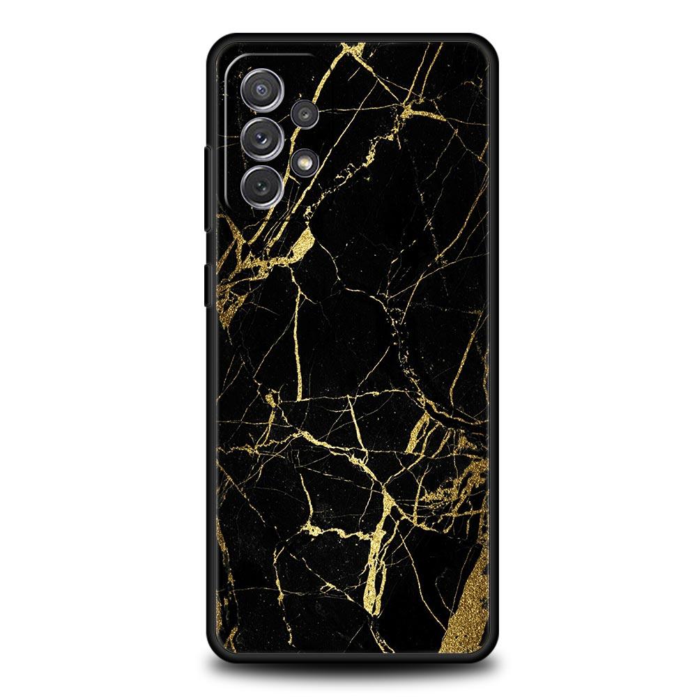Vintage Marble Phone Case for Samsung Galaxy A55 A35 A17 A07 A15 A13 A25 A51 A71 A72 A73 A32 A52 A52S A41 5G Soft TPU Shell Bags
