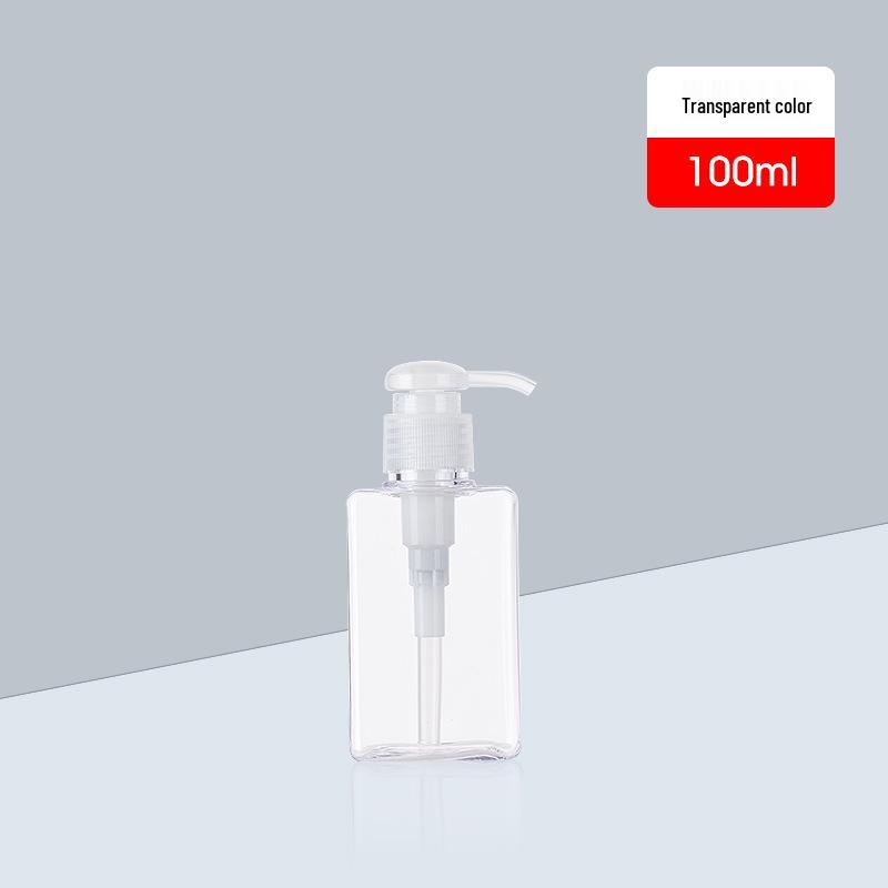 Travel Refill Pump Bottles for Lotion, Shower Gel, Shampoo, and Hand Sanitizer - Square Design, Empty and In Stock