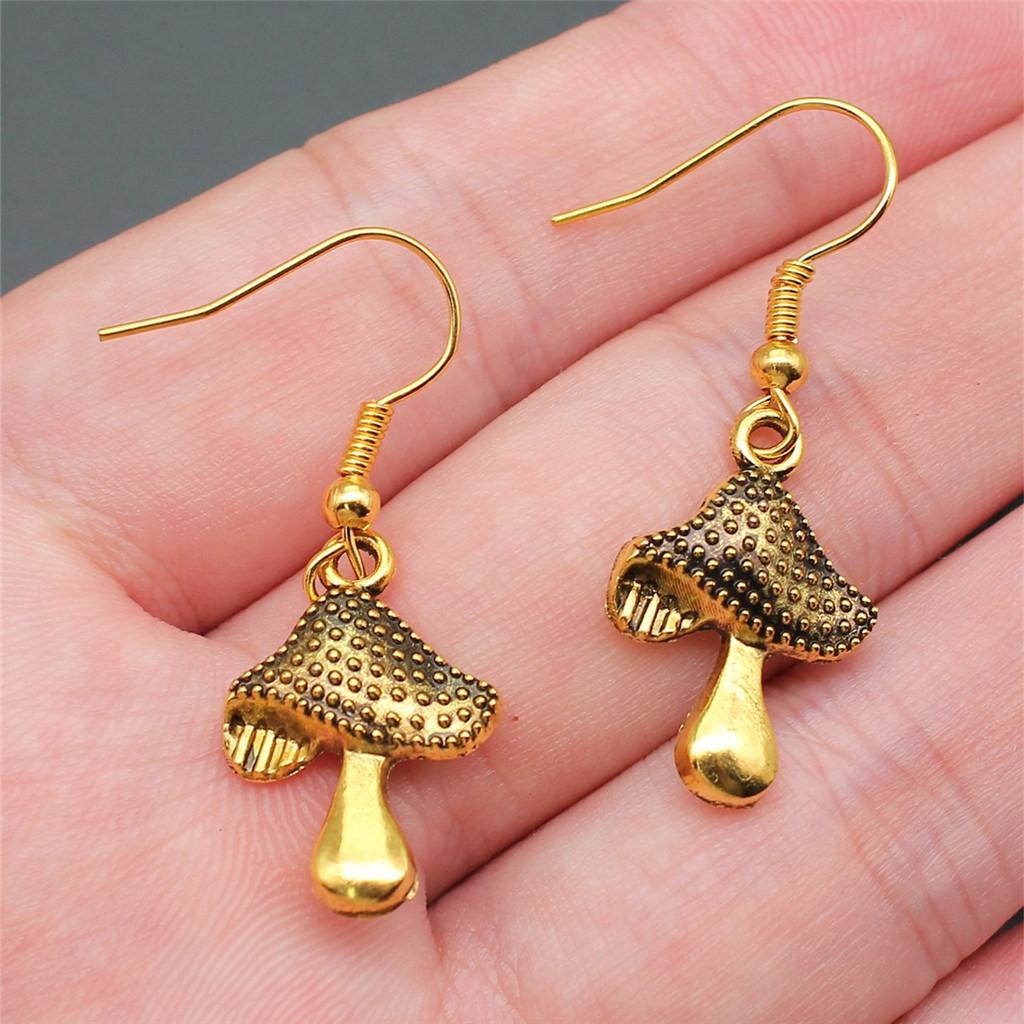 Drop & Dangle Earring Plant Four-Leaf Clover Cactus Vintage Jewelry SuppliesEarring Size 18x19mm QE021