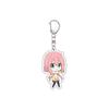55MM Anime Laid-Back Camp Keychain Shima Rin/Inuyama Aoi/Ena Saitou  Key Chain Acrylic Model Plate Christmas Gifts