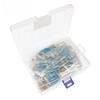 650PCS/Lot Metal Film Resistor Pack 1W 2W 1% Resistors Assorted Kits 1R-3M Ohm 130 Values Resistance Set