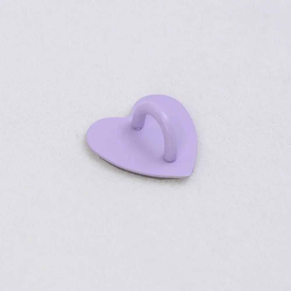 Cellphone Finger Ring Holder Adhesive Metal Phone Heart Shaped Stand Hooks Charms Clasp for DIY IPhone Case IPad Tablet Supplies