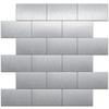 30x30cm Light Brown Slate PVC Self-Adhesive Wall Tile Sticker for Kitchen/Bathroom