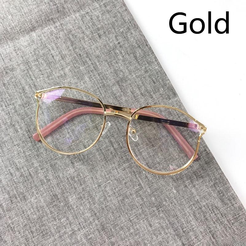 Kachawoo Halbrand Brille Anti Blaulicht - Vintage Metall Brillen Für Frauen