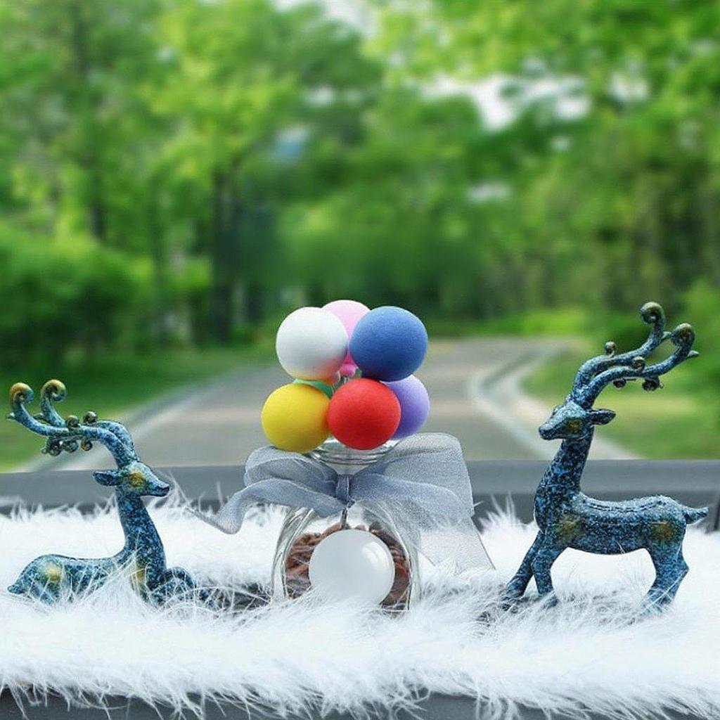 Car Ornaments for Dashboard Automotive Accessories Reindeer Statues Interior Ornament