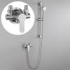 Shower Faucets Hot Cold Water Mixer Wall Mounted Metal Handle Bathroom Showers Accessories Stainless Steel G1/2inch Lifting Type