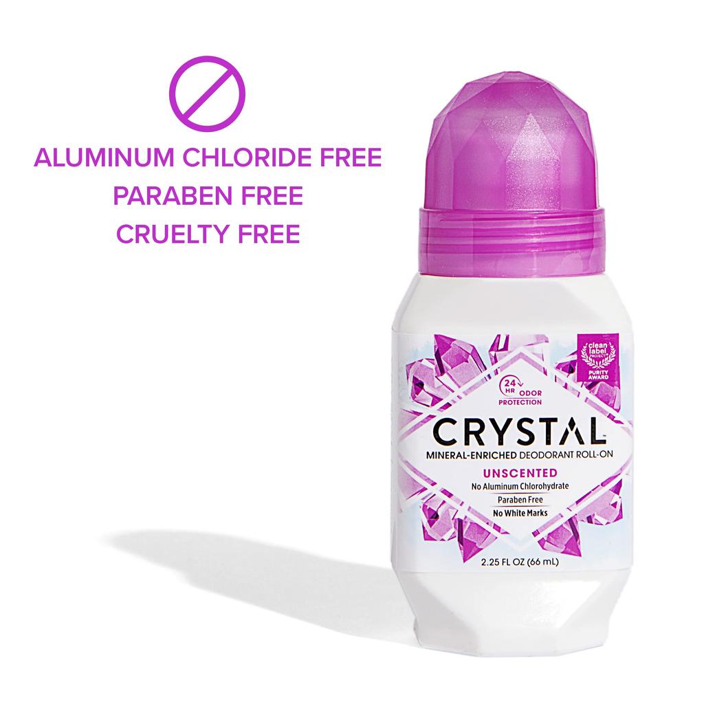 CRYSTAL Body 66ml Deodorant, Roll-on Type,