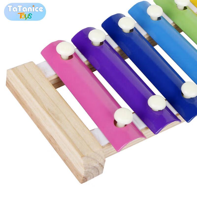 TaTanice Kids' Wooden 8-Note Xylophone