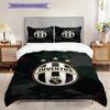 Emblema del Football Club Juventus Set da tre pezzi (1 * copripiumino + 2 * federa, senza nucleo) Copripiumino e federa Morbido e confortevole
