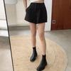 2022 Summer Korean Style Women's High-Waisted A-Line Wide-Leg Casual Shorts