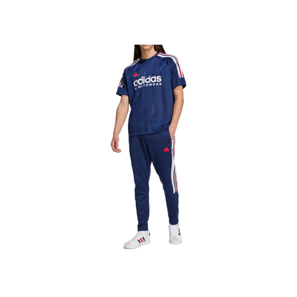adidas House of Tiro Nations Pack T-shirt Team Navy Blue/White Men Streetwear IY4506