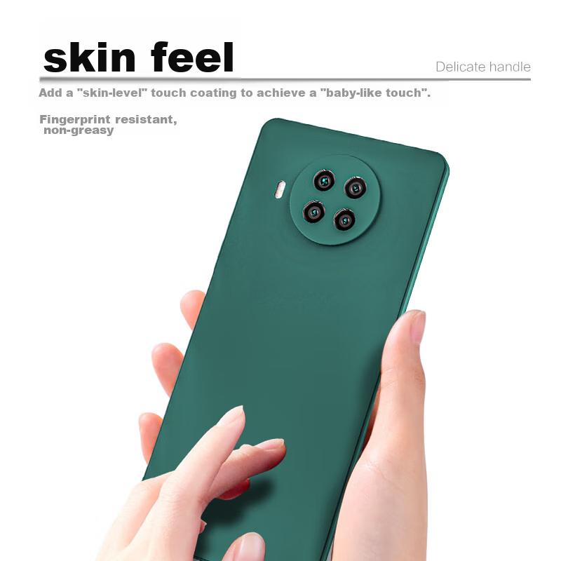 Phone Case for Xiaomi Redmi Note 9 Pro, Xiaomi Note 9 Pro Protective Cover, Full Lens Protection Upgraded Frosted Anti-Drop Silicone Soft Case for Me