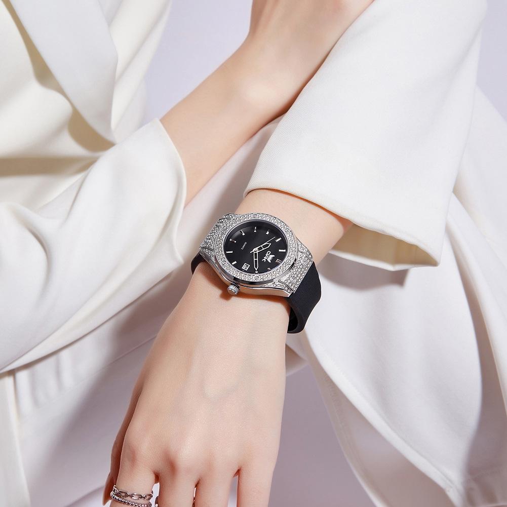 OPK Brand Watch with Diamonds, Large Dial Full of Diamonds, High-end Women's Watch, Women's Watch, Waterproof Quartz Watch