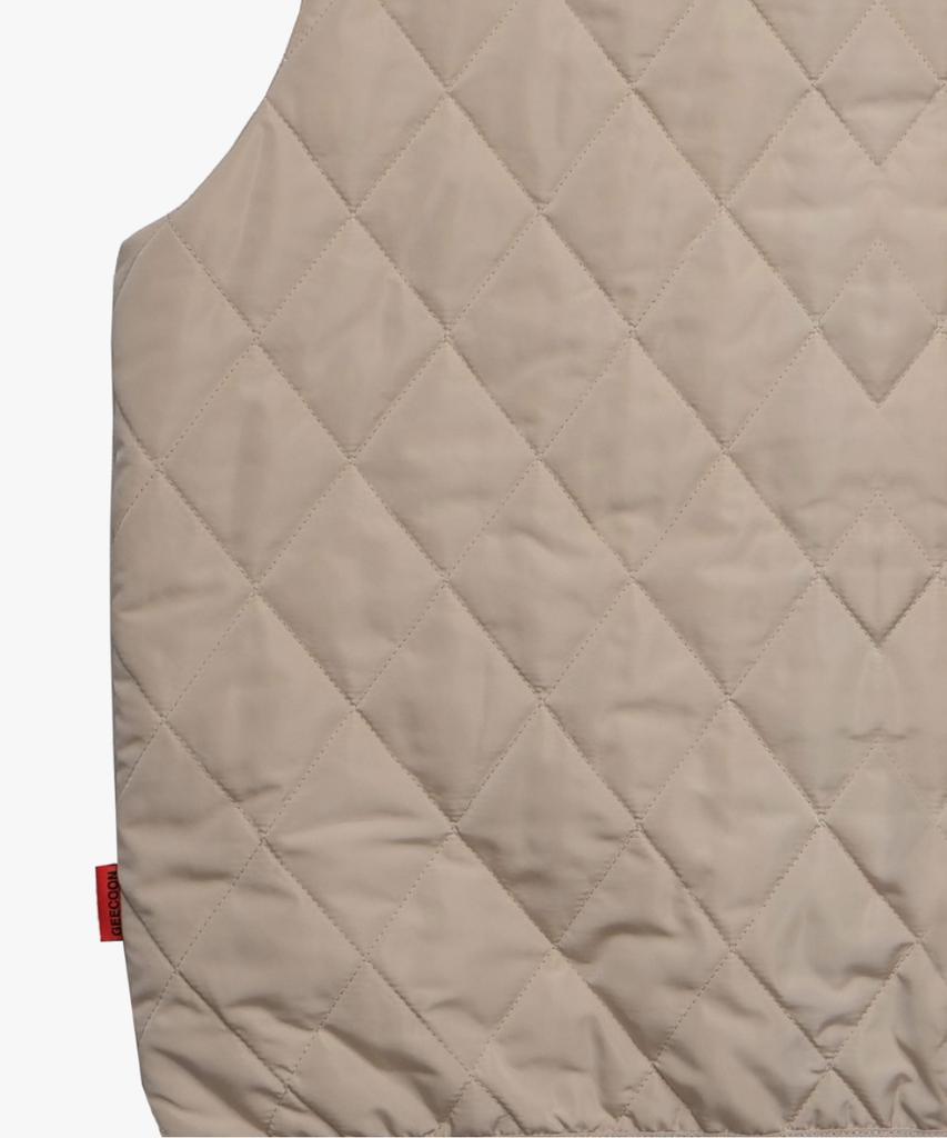 Geecoon Tiger Jk Essential Quilted Vest Gjk258-210 Beige