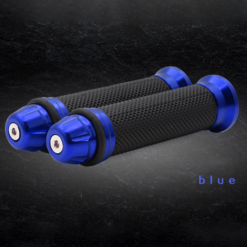 JWOPR Motorcycle Handlebar Cover High Quality Aluminum Alloy Handlebar Rubber Cover for Motorcycle Modification
