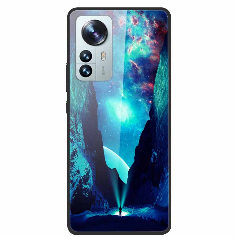 For Redmi Note 12S Case Tempered Glass Hard Back Cover for Xiaomi Redmi Note 12 Note12 Pro 4G 5G Phone Cases Note12S 12 S 12Pro