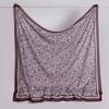 110Cm Printed Square Scarf for Woman Cotton Linen Feel Muslim Hijabs Shawls Soft Wraps Lady Neckerchief Female Handkerchief