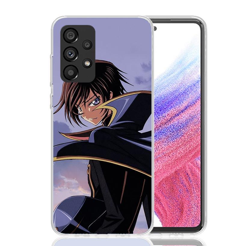 Code Geass Anime Phone Case For Samsung Galaxy A52 A32 A22 A12 A02S A50S A30S A51 A31 AA71 Note 20 Ultra 10 S10 Plus Galaxy A52