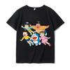 Summer New Cartoon Doraemon Printed T-shirts For Men Short Sleeve O-neck Tees Outdoor Casual Sports Oversized Kids/Adult Tops