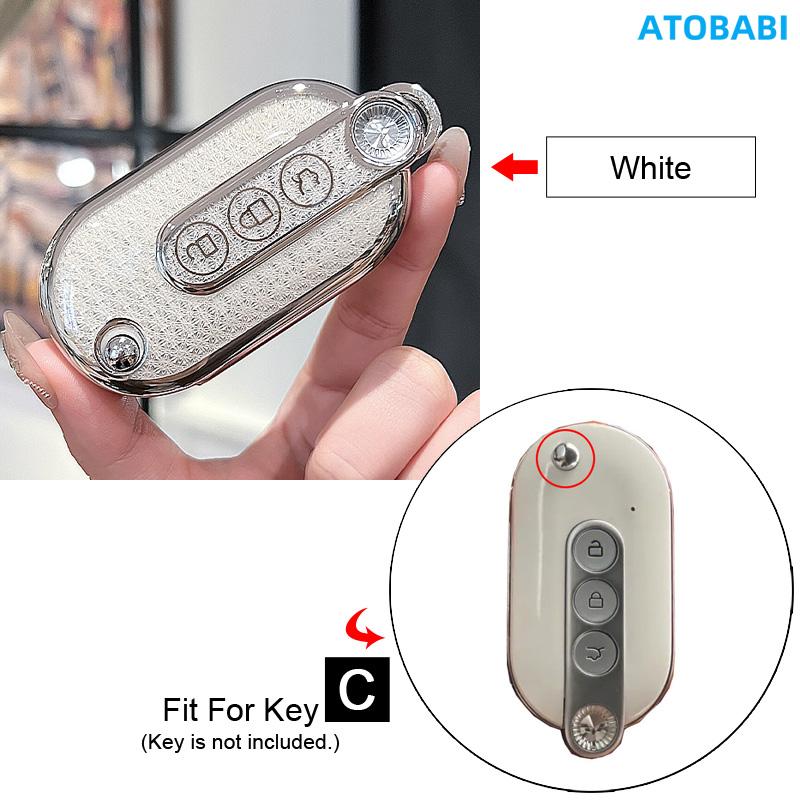 Crystal Style Tpu Car Key Cover Remote Fobs Case Bag For Chevrolet N400 Tornado Wuling Hongguang S Glory V Baojun 560 630 730 Ev