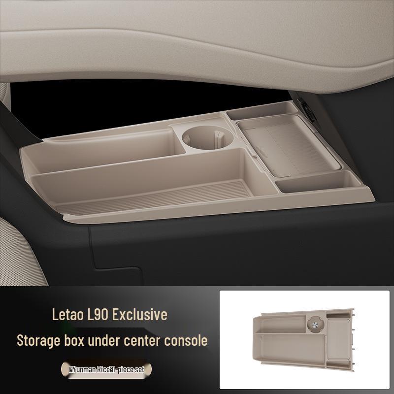 L90 Center Console Lower Silicone Storage Box - Glasses & Accessories Holder