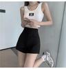 Damen High-Waist Schwarze A-Linie Eng Sexy Heiße Shorts mit Stiefeln - Schlankmachende Oberbekleidungs-Shorts 2026