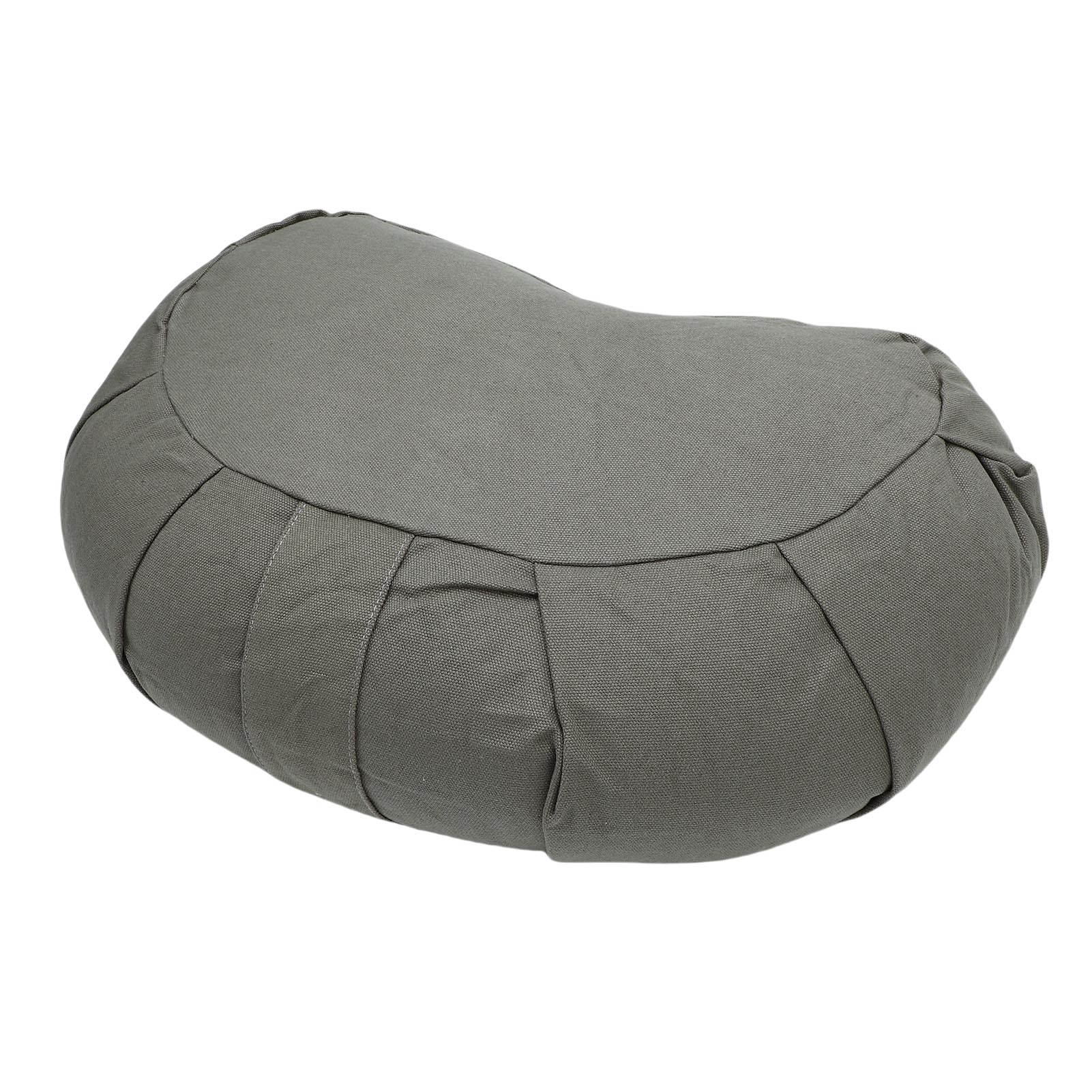 

Half Moon Meditation Cushion Filled Buckwheat Hulls Cotton Cover Meditation Pillow