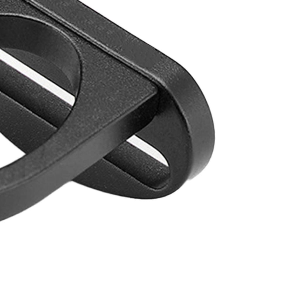 Stopwatch Extension Bracket Aluminum Alloy Cycling Computer Mount Lamp Clamp Base Black