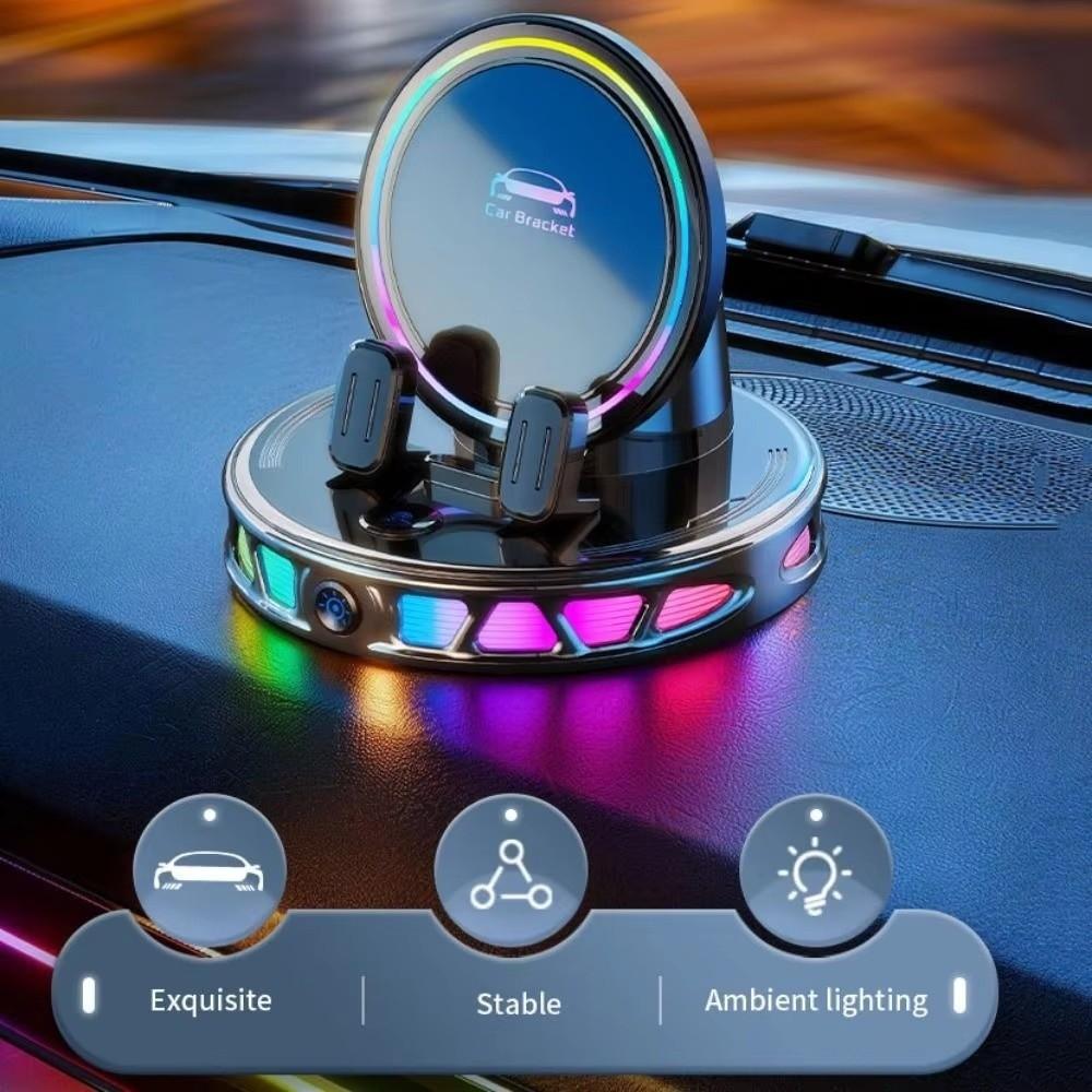 360° Drehung Kabelloses Ladegerät Autohalterung Elektroauto Handy-Ladegerät Halterung Fahren