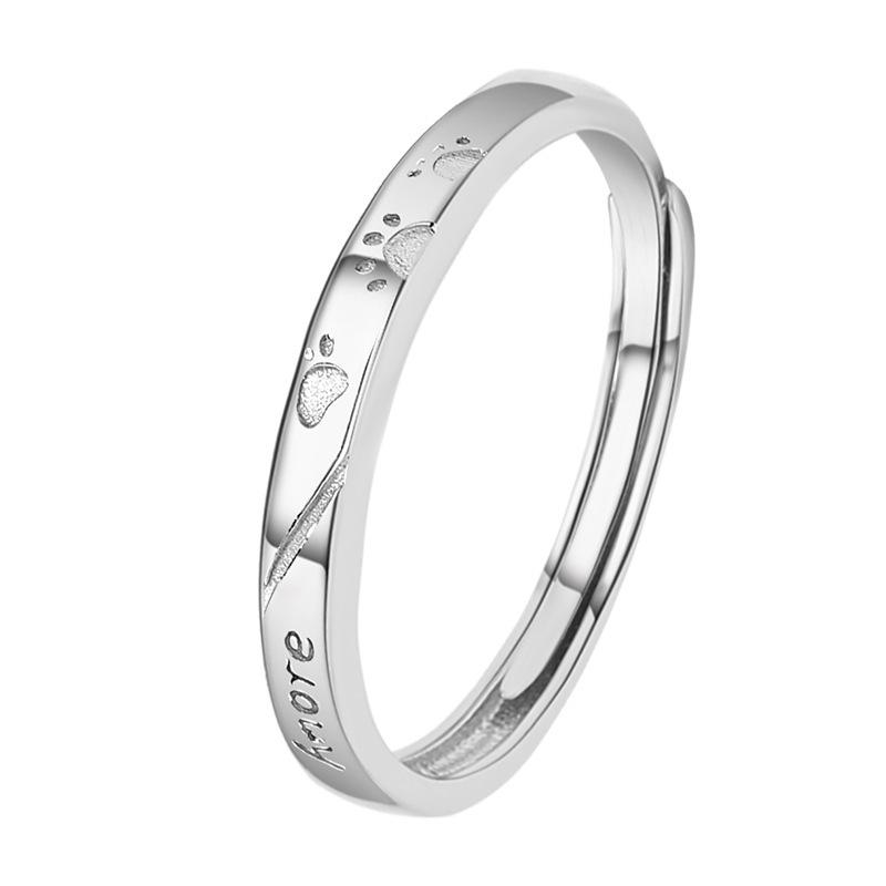 2026 Adorable Paw Couple Rings: Versatile Adjustable Pet-Inspired Gift for Valentine's Day