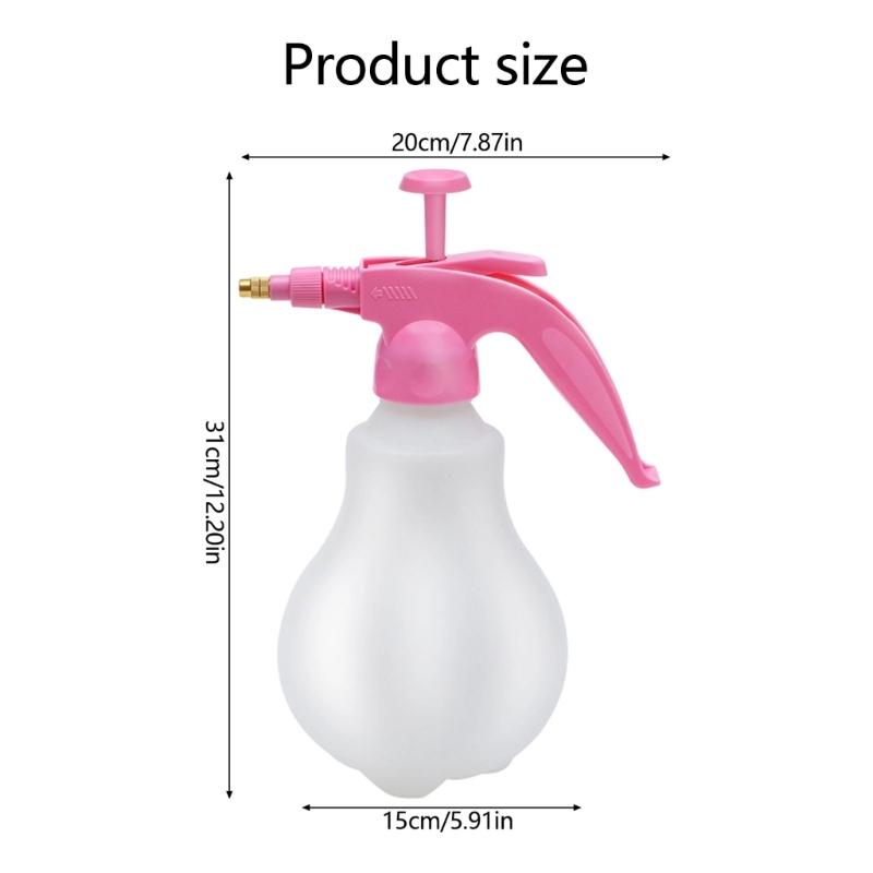 Manual Pressure Sprayer For Plant Regulable Brass Nozzle Ergonomic Handle Durability Garden Watering Can