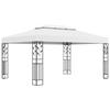 VidaXL Pavillon mit Doppeldach 3x4 m Weiß
