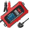 E-FAST 12V Battery Tester & Analyzer for Car/Motorcycle - Lead-Acid & Lithium-Iron Fast Charger