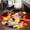 Personalized F-Fairy Tail Round Chair Office Rug - Perfect for Mat, Office Chair & More - Ideal Gift for Birthdays and Holidays
