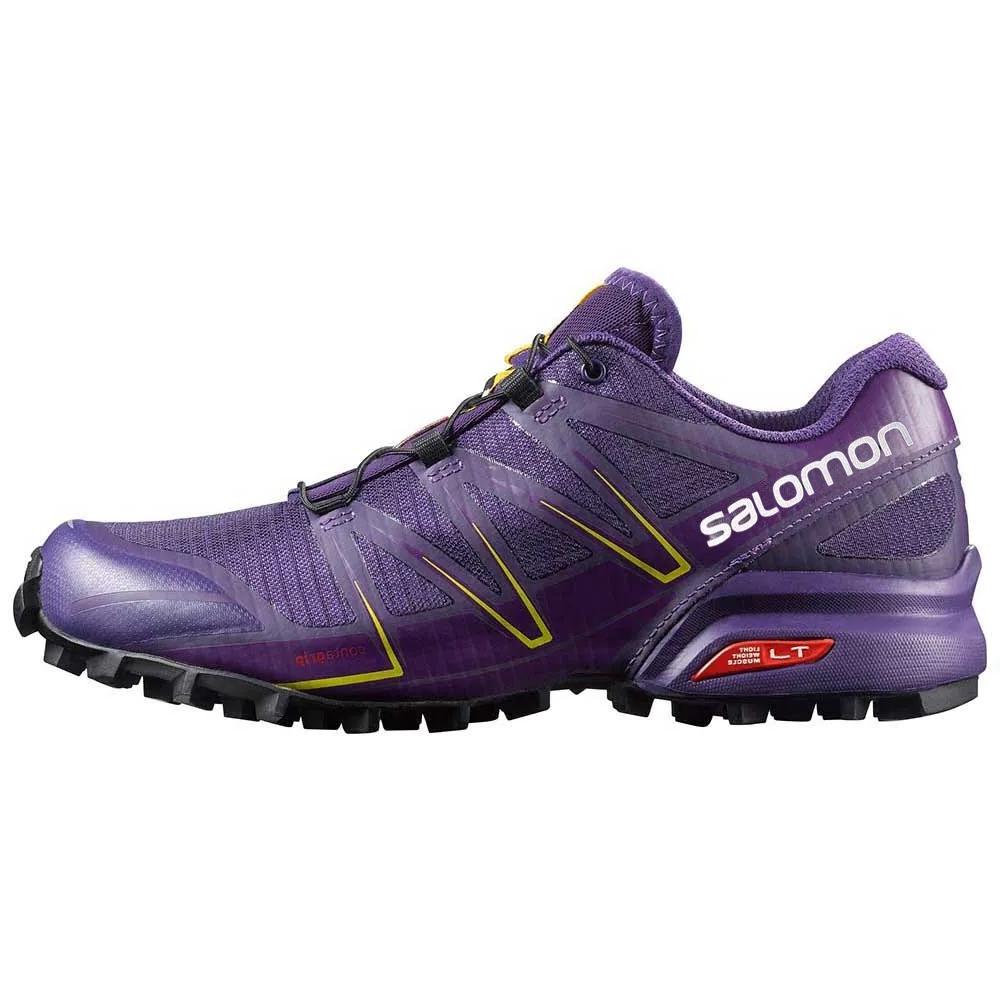 

SALOMON Speedcross Pro Удобные Нескользящие Дышащие Кроссовки с Низким Верхом Женские кроссовки Фиолетовые 383090 37⅓