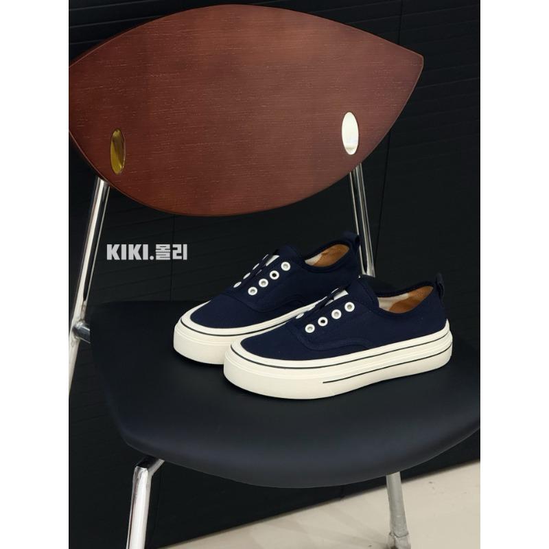 

Platform European version canvas shoes women s shoes new versatile casual shoes comfortable one-pedal lazy soft baseplate shoes women 39 синій