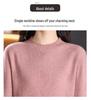 Women's High-Quality Wool Sweater - Simple Loose Knit Pullover for Autumn/Winter