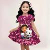 Impresión 3D Casa de Muñecas Gabby Vestidos Elegantes Ropa para Niñas Verano Vestido de Fiesta Vestido Nuevo 2025 Ropa Infantil Top