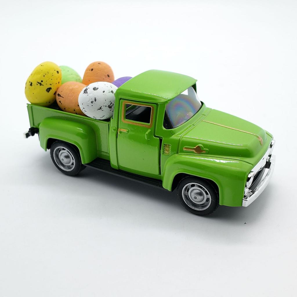 Easter Decorations For Children, Including A Bunny Car Die- Model.