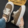 Men Platform Skate Sneakers Thick Sole Height Increasing Lace Up Shoes Casual Campus Street Daily Travel Daily Daily Daily