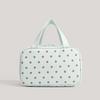 Three Layer Partition Handheld Makeup Bag Polka Dot Toiletry Bag Travel Storage Bag  Business